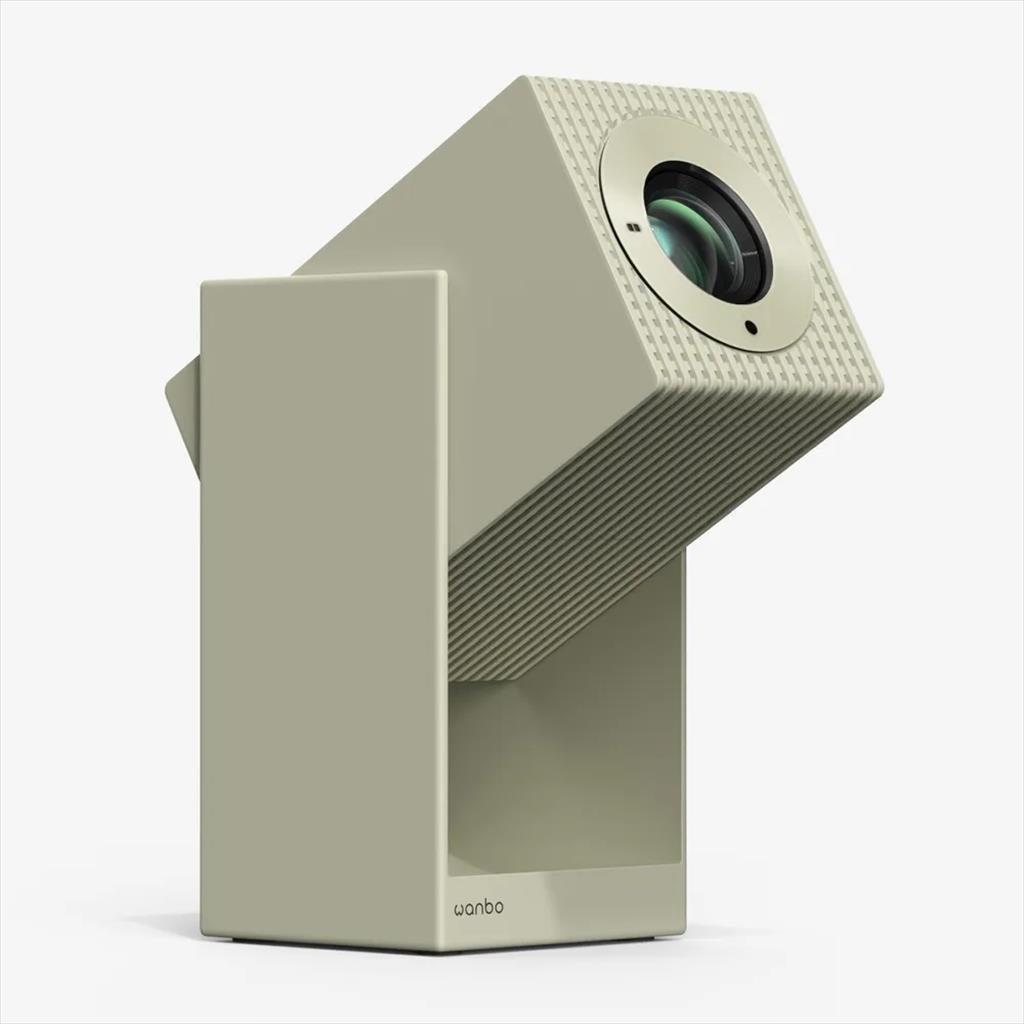 PROJECTOR WANBO CUBE 2 PRO w/GIMBAL Android TV 11, 500Ansi, 2000:1 FHD (1920x1080),  HDMI, USB 2.0, AUX, WIFI 6, w/speakers, Green