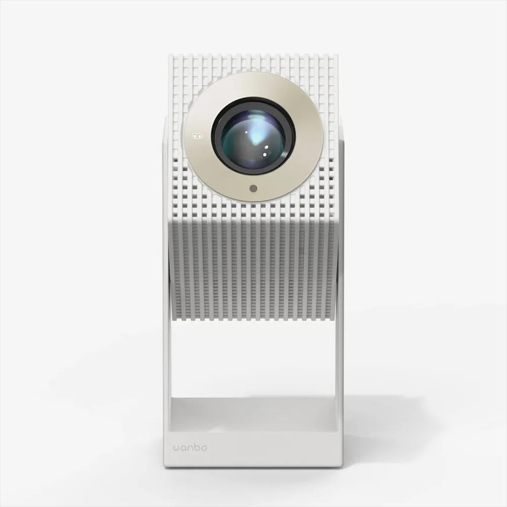PROJECTOR WANBO CUBE 2 PRO w/GIMBAL Android TV 11, 500Ansi, 2000:1 FHD (1920x1080),  HDMI, USB 2.0, AUX, WIFI 6, w/speakers, White
