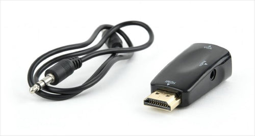 CONVERTOR HDMI (M) TO VGA (F) + audio Black Blister CABLEXPERT  AB-HDMI-VGA-02
