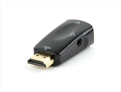 CONVERTOR HDMI (M) TO VGA (F) + audio Black Blister CABLEXPERT  AB-HDMI-VGA-02