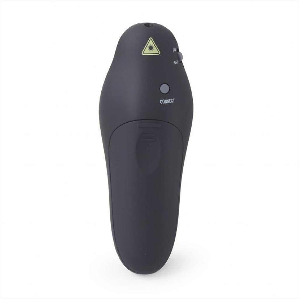 PRESENTER GEMBIRD wireless with laser pointer, WP-L-11, Black