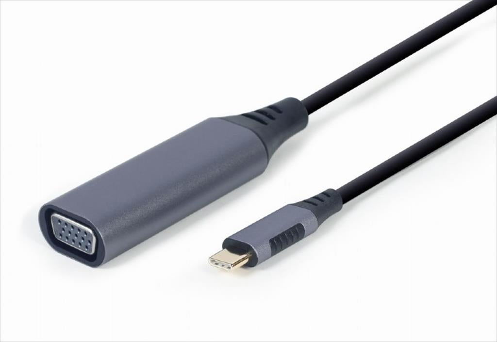 CONVERTOR TYPE-C TO VGA CABLEXPERT, Grey, A-USB3C-VGA-01
