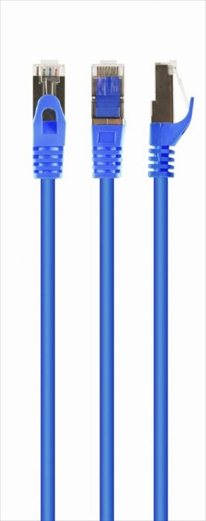 CABLES NET PATCH S/FTP CAT6A LSZH 0.25m blue Cablexpert