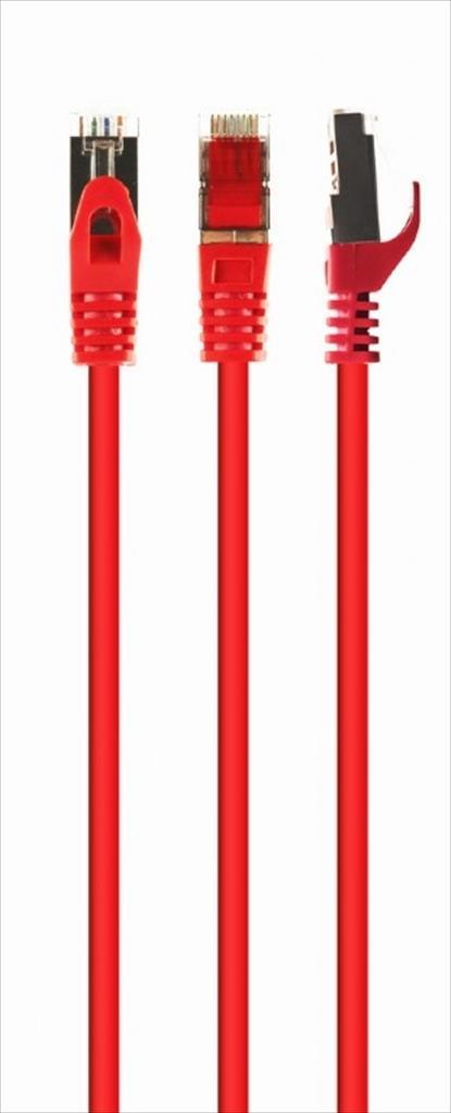 CABLES NET PATCH S/FTP CAT6A LSZH 0.25m red Cablexpert