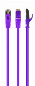CABLES NET PATCH S/FTP CAT6A LSZH 1m purple Cablexpert, PP6A-LSZHCU-V-1M
