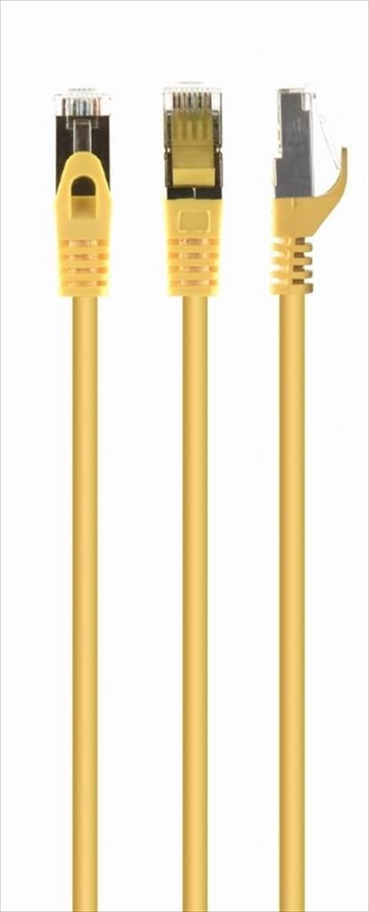 CABLES NET PATCH S/FTP CAT6A LSZH 0.25m yellow Cablexpert