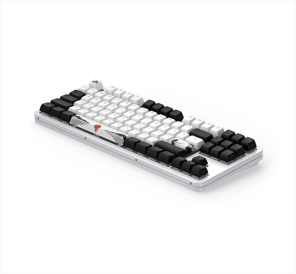 KEYBOARD MECHANICAL DARK PROJECT 87 FUJI V2 (Metal Skeleton) TKL RGB linear G3ms Sapphire switch ANSI layout