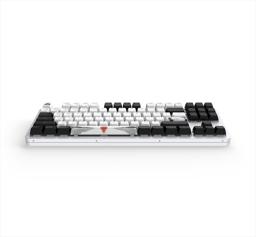 KEYBOARD MECHANICAL DARK PROJECT 87 FUJI V2 (Metal Skeleton) TKL RGB linear G3ms Sapphire switch ANSI layout