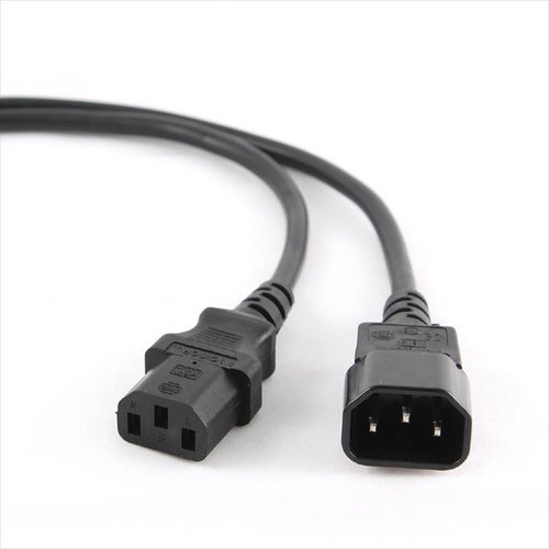 CABLES POWER Cord Adapter C13 to C14 3m VDE, CableExpert, PC-189-VDE-3M
