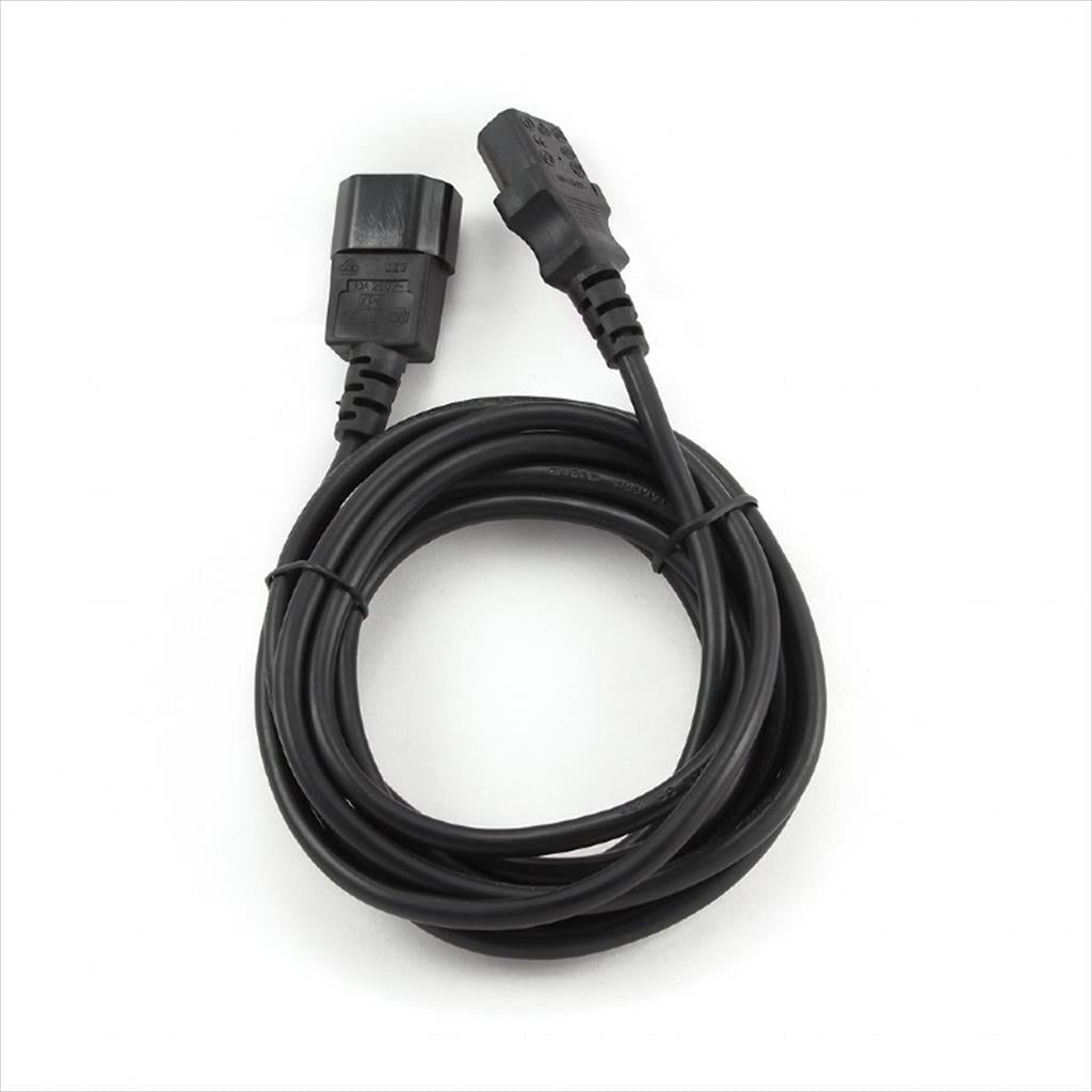 CABLES POWER Cord Adapter C13 to C14 3m VDE, CableExpert, PC-189-VDE-3M