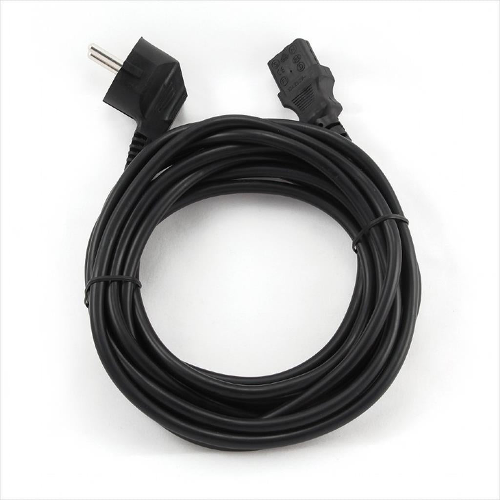 CABLES POWER Cord C13, (CEE 7/7) 5m VDE, CableExpert, PC-186-VDE-5M