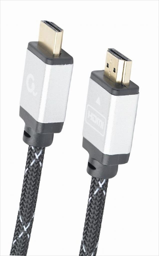 CABLES MONITOR HDMI M-M 3m v2.0 4K (60Hz) HDR with Ethernet CABLEXPERT SELECT PLUS, CCB-HDMIL-3M