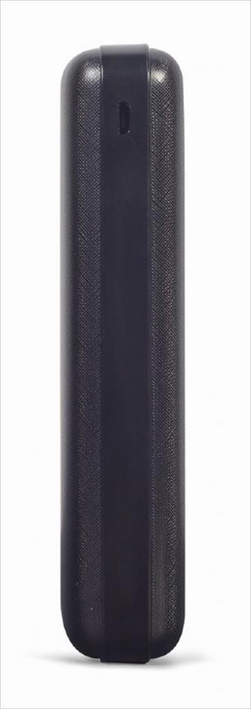 POWER BANK GEMBIRD 20000mAh, Input (Type-C) /output( 2x USB-A, 1 x Type-C), Black, PB20-02