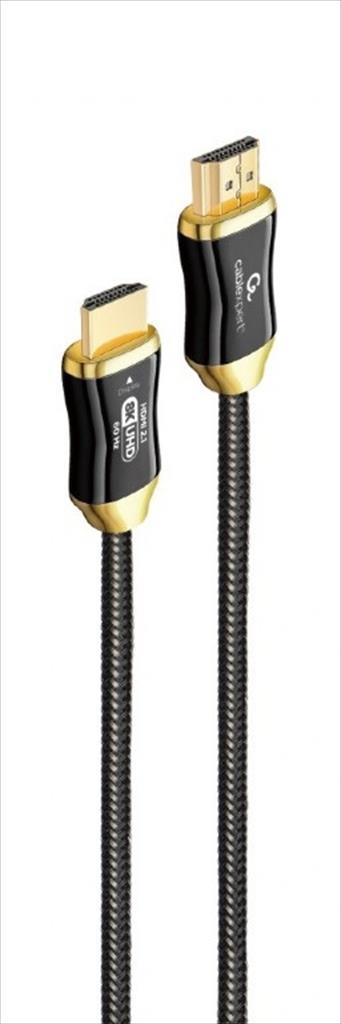 CABLES MONITOR HDMI Active Optical (AOC) 8K (60Hz) with Ethernet CABLEXPERT PREMIUM SERIES M-M 30m, CCBP-HDMI8K-AOC-30M