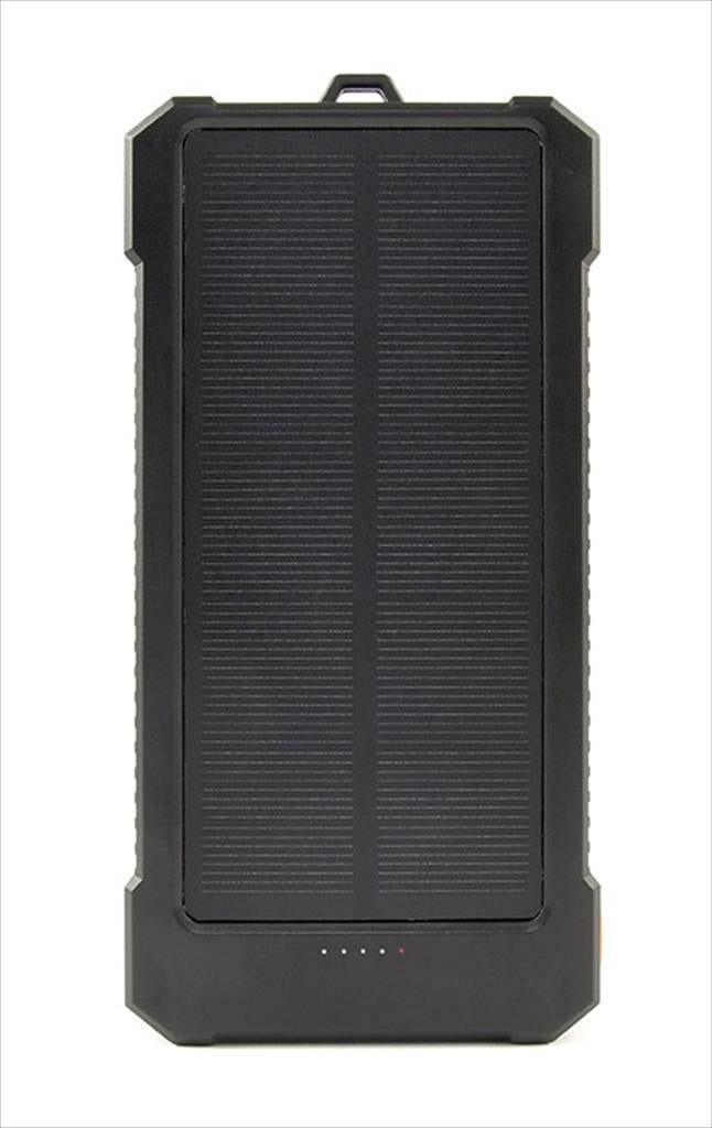 POWER BANK GEMBIRD 10000mAh, SOLAR, Input (Type-C) /output( 2x USB-A, 1 x Type-C), Black, PB10-SOLAR-1