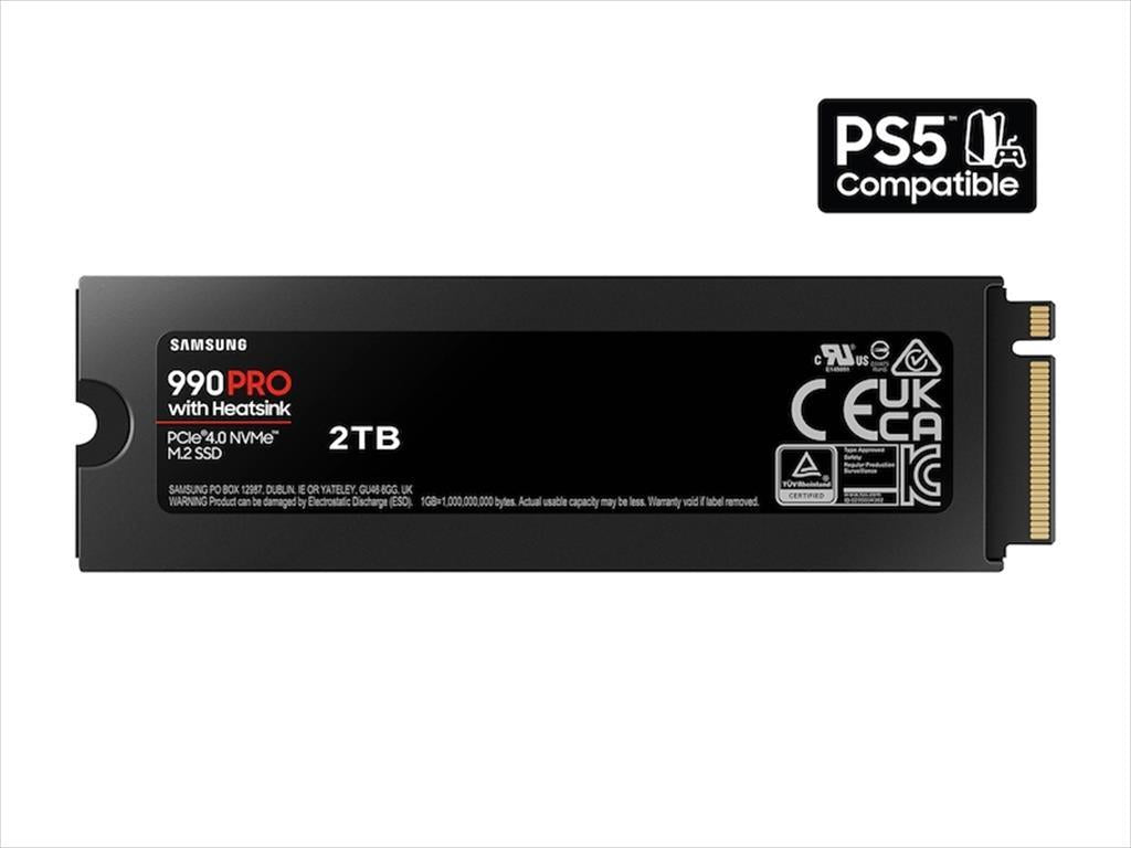 SSD M.2 2TB SAMSUNG 990 PRO NVMe PCIe Gen4 w/heatsink MZ-V9P2T0CW/2