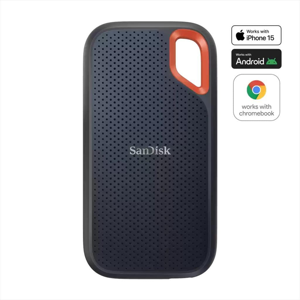 EXTERNAL SSD SANDISK EXTREME 1TB USB 3.2 Gen2 Type-C, 1050Mb/s SDSSDE61-1T00-G25/2