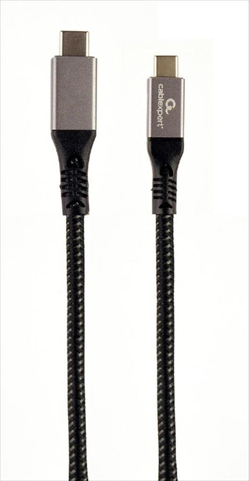 CABLES USB TYPE-C 3.2 Gen. 2x2 TO TYPE-C 20 Gbps 100W, 1,5m CABLEXPERT, Black, CCBP-USB3-CMCM100-1.5M