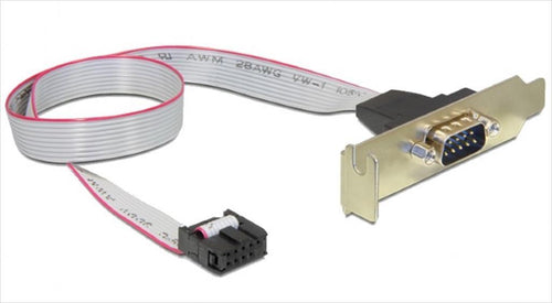CONVERTOR COM Port Header/Bracket 40cm, Low profile, CABLEXPERT, CC-DB9ML-01