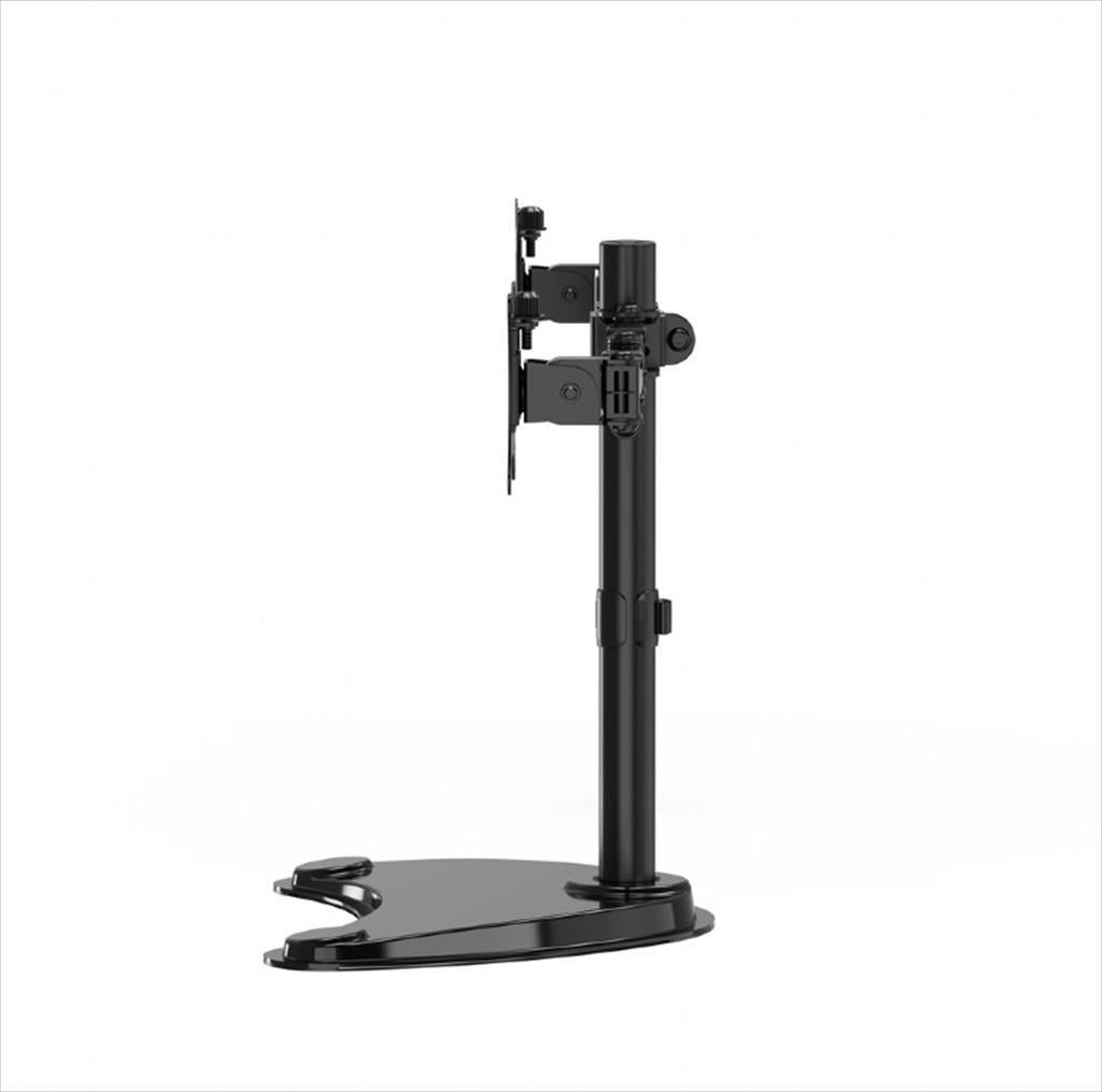 MONITOR STAND GEMBIRD, 2 MONITOR, 13"-32", VESA 100/75mm, Tilt, Swivel, Rotation, 8kg, MS-D2ST-02