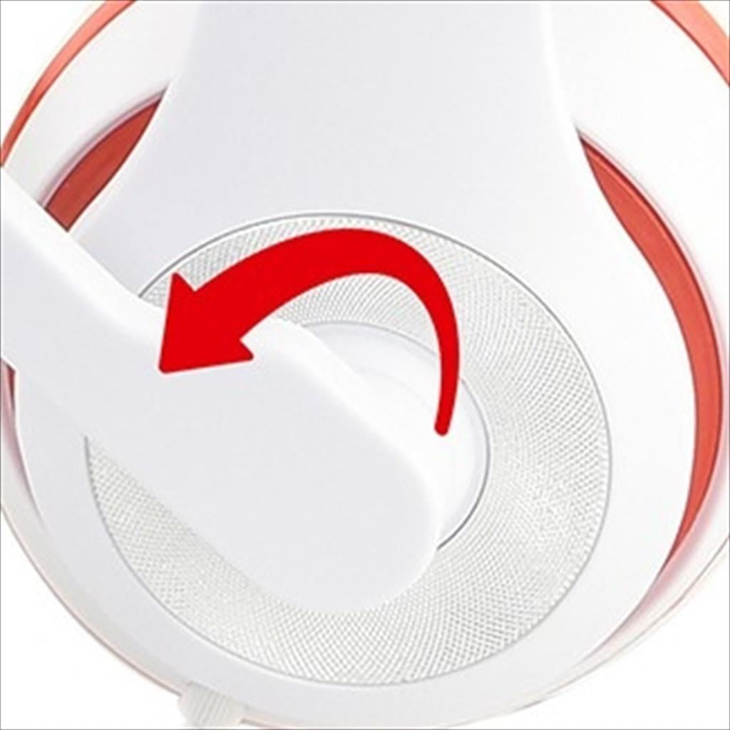 HEADPHONES GEMBIRD w/microphone 1x3.5mm White, MHS-03-WTRD