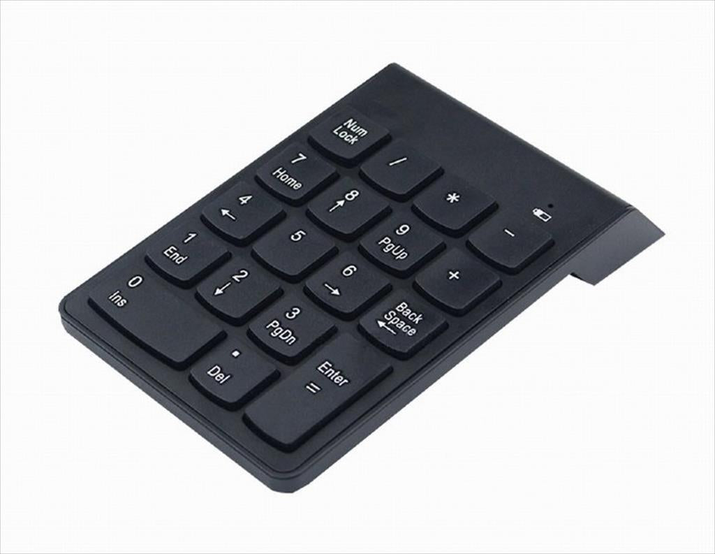 KEYBOARD WIRELESS NUMPAD GEMBIRD w/18 BUTTONS BLACK, KPD-W-02