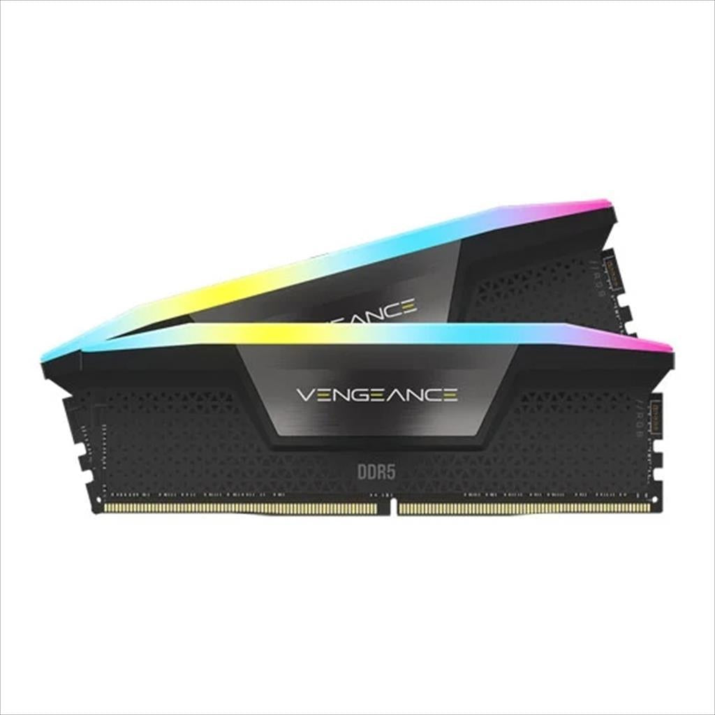 RAM DDR5 32GB (2x16GB) 6000MHz CL36 CORSAIR Vengeance RGB Grey, XMP, CMH32GX5M2E6000C36