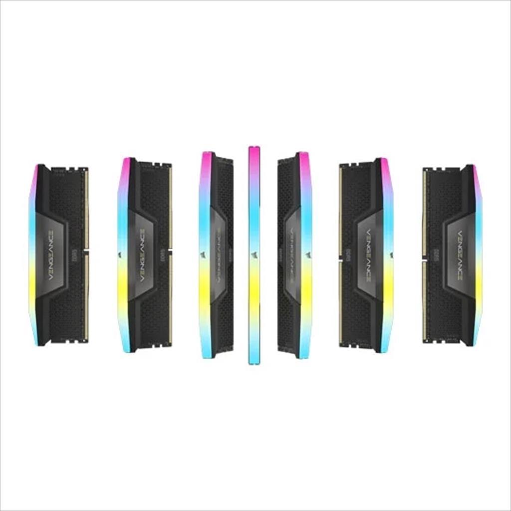 RAM DDR5 32GB (2x16GB) 6000MHz CL36 CORSAIR Vengeance RGB Grey, XMP, CMH32GX5M2E6000C36