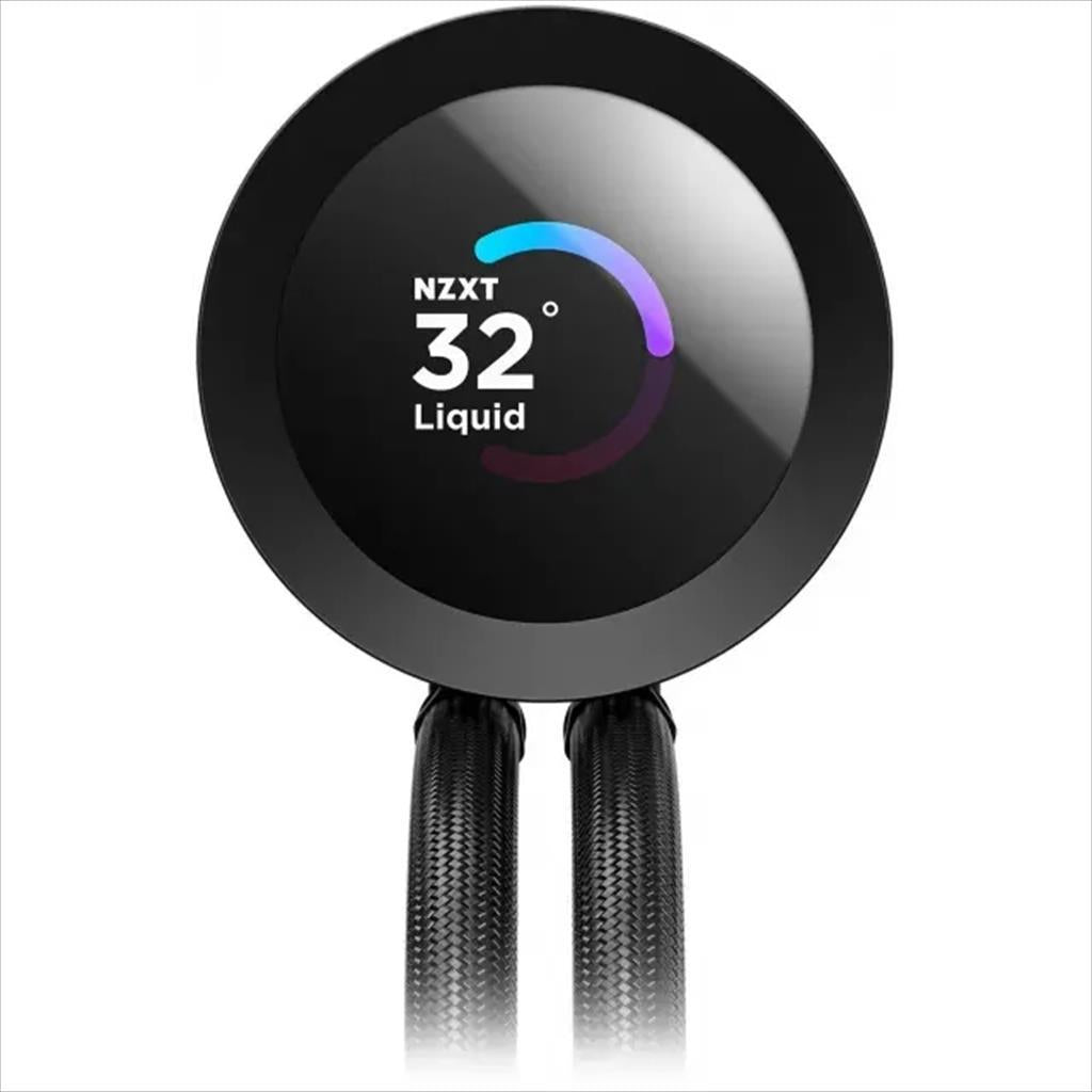 COOLERS CPU AIO NZXT Kraken Plus 240 RGB, F240 RGB Core fan, w/1.54" LCD display, RL-KR240-B2, matte black