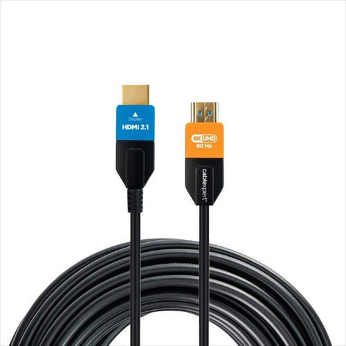 CABLES MONITOR HDMI Active Optical (AOC) 8K (60Hz) with Ethernet, CABLEXPERT AOC SERIES M-M 30m, CC-HDMI8K-AOC-30M