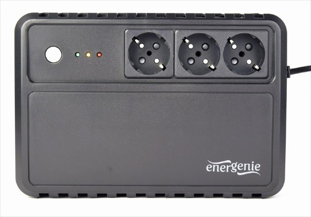 UPS 800VA/480W ENERGENIE, DESKTOP 800,  w/ AVR, 3x (CEE 7/4), EG-UPS-3SDT800-01