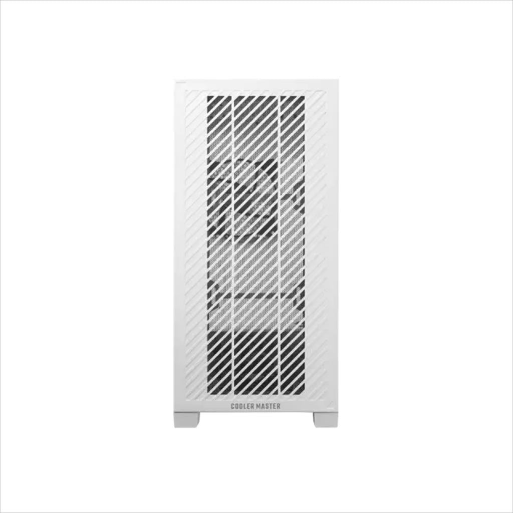 CASE COOLER MASTER mATX ELITE 301 , w/WINDOW, 1x 120mm Fan,  1xType-C,1xUSB 3.2, 3.5mm Jack, White, E301L-WGNN-S00