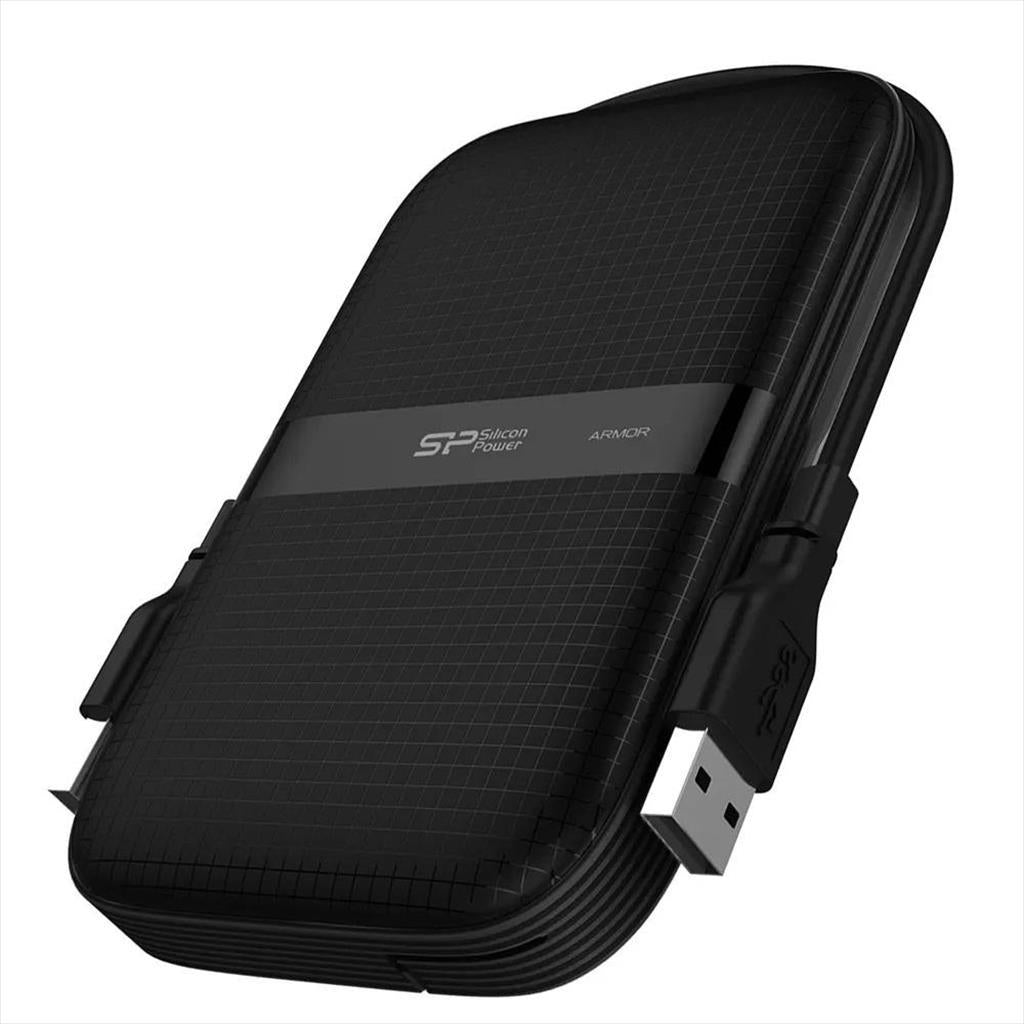 EXTERNAL HDD 2,5" 1TB USB 3.2 GEN 1 SILICON POWER ARMOR A60 BLACK SP010TBPHDA60S3A