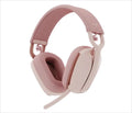 HEADPHONES WIRELESS LOGITECH Zone VIBE 100 Rose, lightweight Bluetooth w/microphone 981-001224