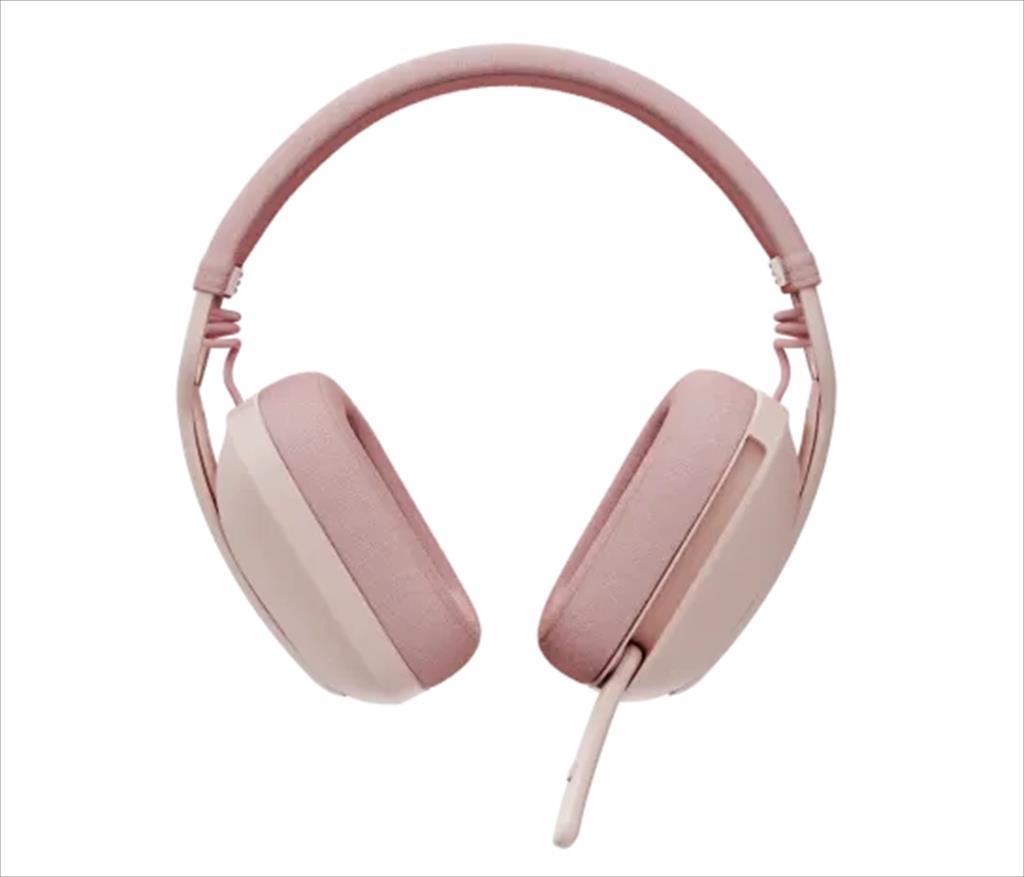 HEADPHONES WIRELESS LOGITECH Zone VIBE 100 Rose, lightweight Bluetooth w/microphone 981-001224