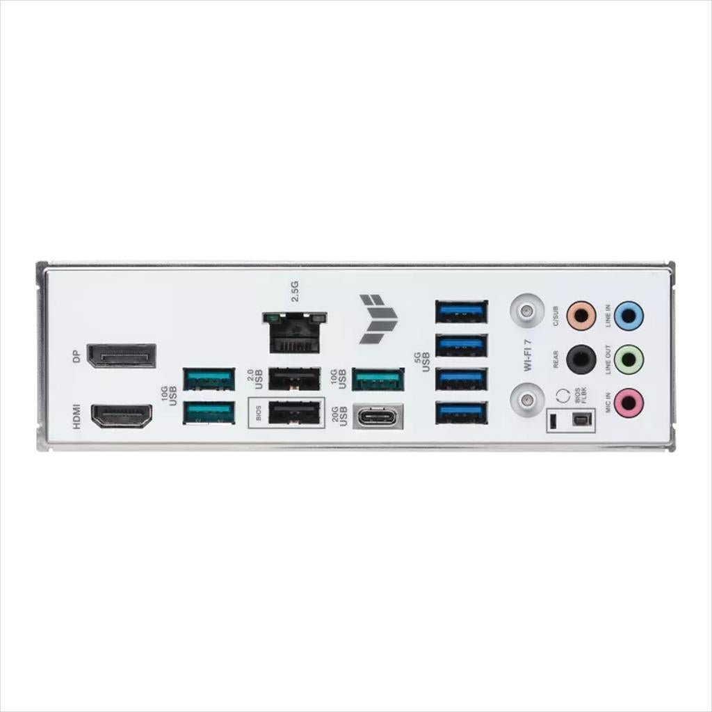 MB AM5 B850-BTF TUF WIFI W ASUS DDR5, 4xDDR5 8000MHz(OC),1xPCIex16 5.0, 1xPCIex4 4.0, 1xPCIex1 4.0, 4xM.2, 4xSATAIII, HDMI, DP, 2.5Gb, WIFI7, BT. v5.4, 90MB1KW0-M0EAY0