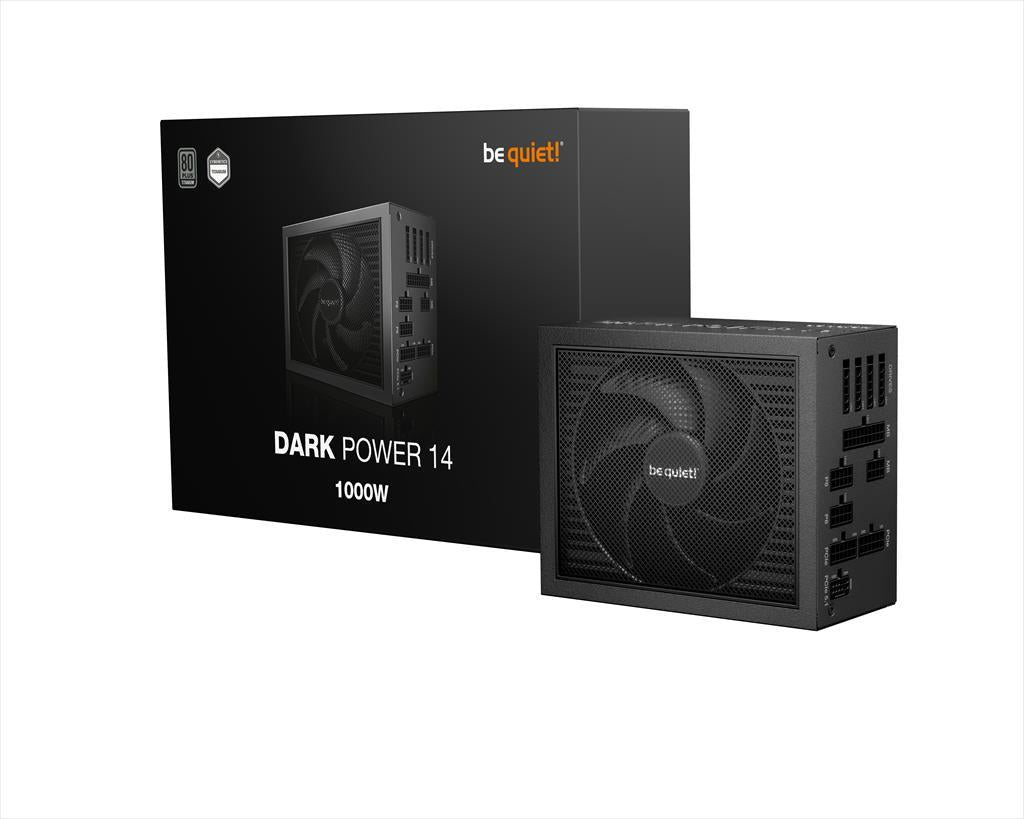 PSU 1000W BE QUIET! DARK POWER 14 w/PCIe 5.1, 80 Plus TITANIUM FULL MODULAR, BP020EU