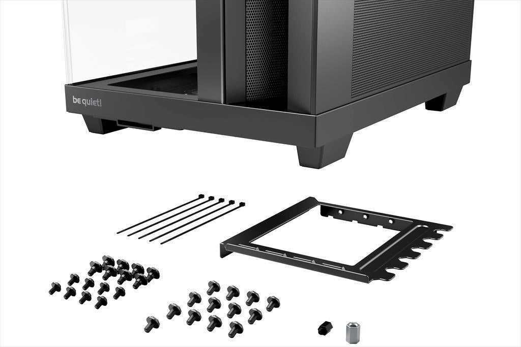 CASE BE QUIET! ATX Mid-Tower Light Base 500, w/2x Tempered glass, 3x Pure Wings 3 Reverse 120mm, 1x Pure Wings 3 120mm, Black, BGW83