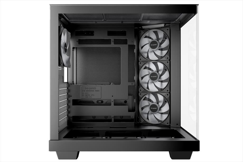 CASE BE QUIET! ATX Mid-Tower Light Base 500 LX, w/2x Tempered glass, 3x Light Wings LX Reverse 120mm ARGB, 1x Light Wings LX 120mm ARGB, Black, BGW85
