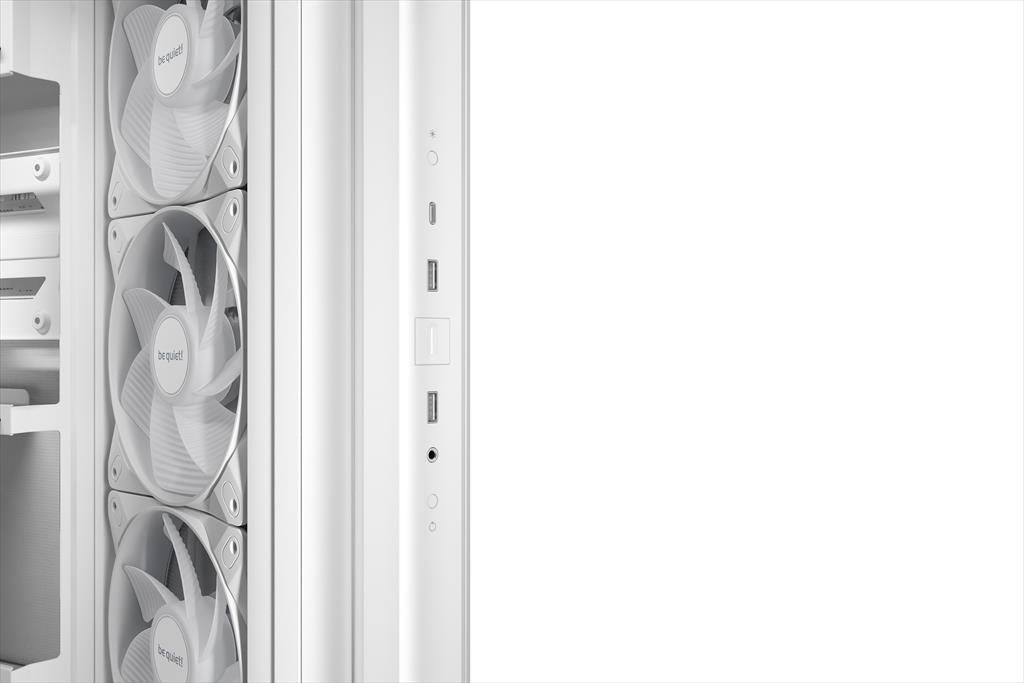 CASE BE QUIET! ATX Mid-Tower Light Base 500 LX, w/2x Tempered glass, 3x Light Wings LX Reverse 120mm ARGB, 1x Light Wings LX 120mm ARGB, White , BGW86