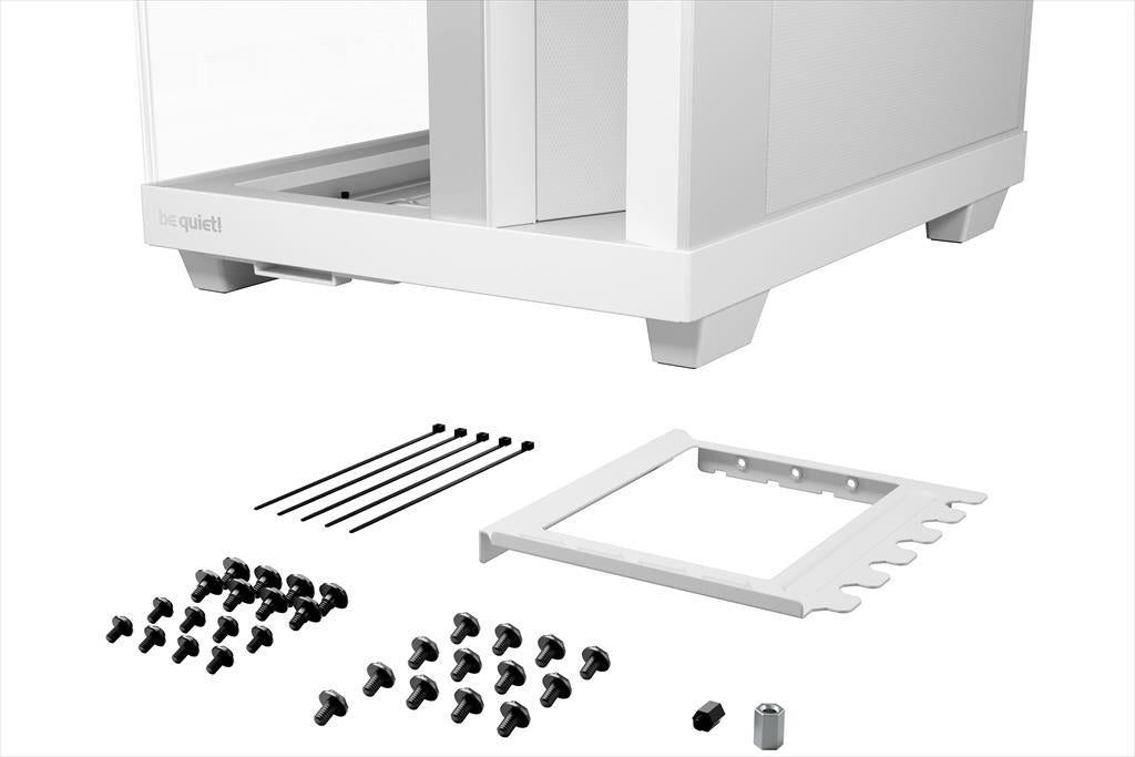 CASE BE QUIET! ATX Mid-Tower Light Base 500 LX, w/2x Tempered glass, 3x Light Wings LX Reverse 120mm ARGB, 1x Light Wings LX 120mm ARGB, White , BGW86
