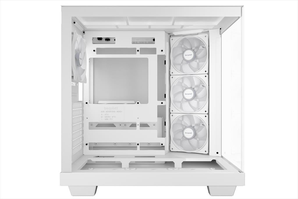 CASE BE QUIET! ATX Mid-Tower Light Base 500 LX, w/2x Tempered glass, 3x Light Wings LX Reverse 120mm ARGB, 1x Light Wings LX 120mm ARGB, White , BGW86