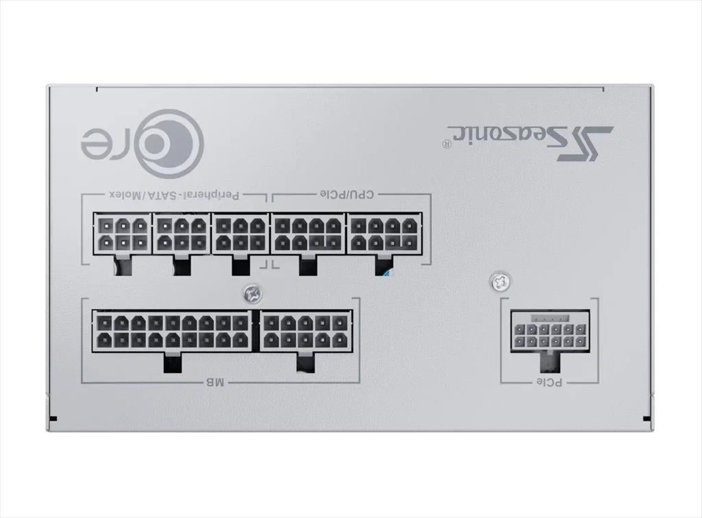 PSU 650W SEASONIC CORE GX-650-V2 ATX3.1 w/PCIE 5.1 80+ GOLD , Fully Modular, White, 1C265GWRT3A12X