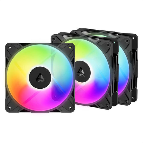 COOLERS CASE FAN 120mm ARCTIC P12 Pro A-RGB REVERSE Pack of 3 (3x120mm) 600-3000 PWM BLACK ACFAN00333A