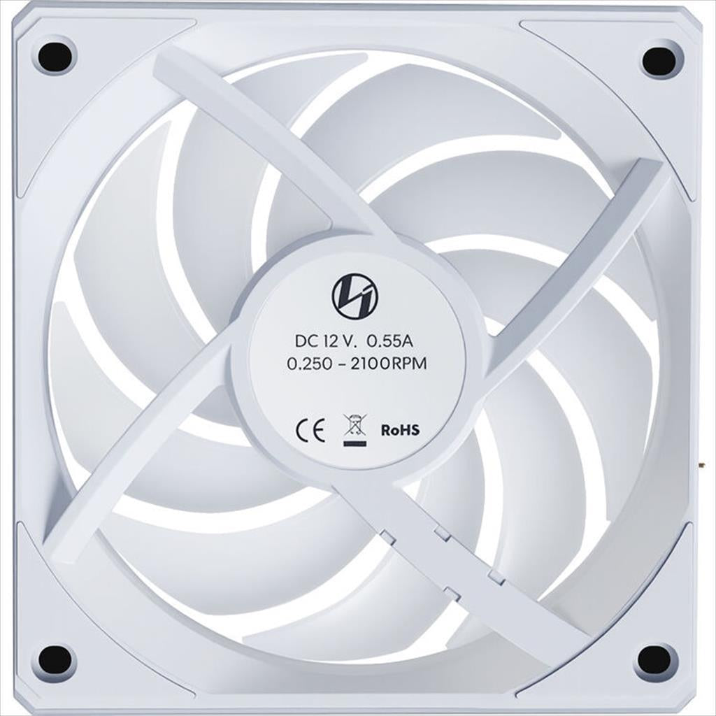 COOLERS CASE FAN 120mm LIAN LI UNI FAN CL Wireless 120 Reverse Blade A-RGB PWM, White, 12RCL1W1W