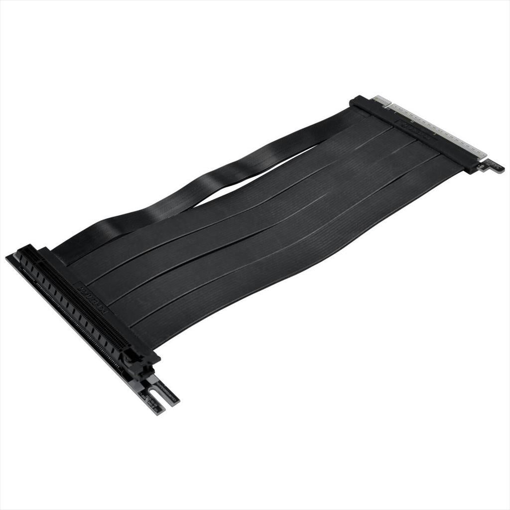 CABLE RISER LIAN LI HIgh Speed PCIe x16 M To PCIe x16 F 200mm Gen 5.0, black, PW-PCI-520X