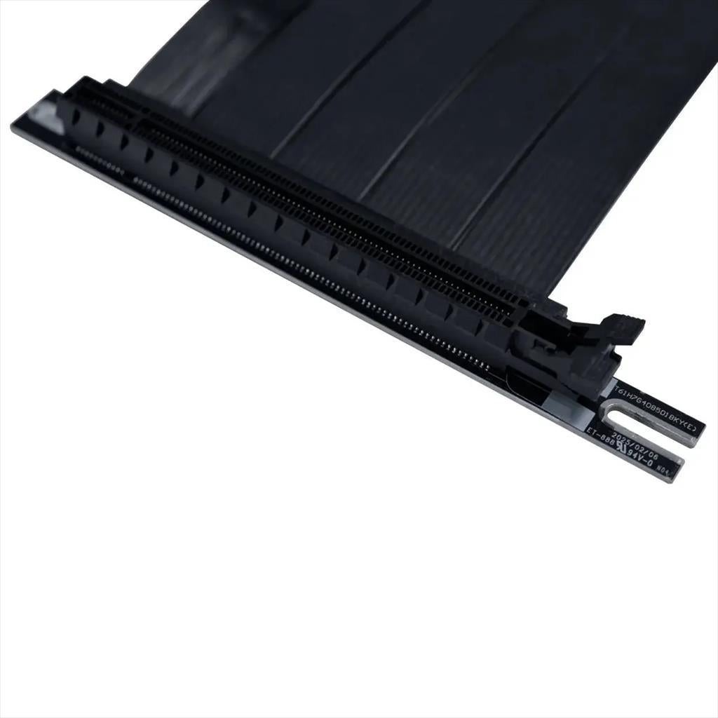 CABLE RISER LIAN LI HIgh Speed PCIe x16 M To PCIe x16 F 200mm Gen 5.0, black, PW-PCI-520X