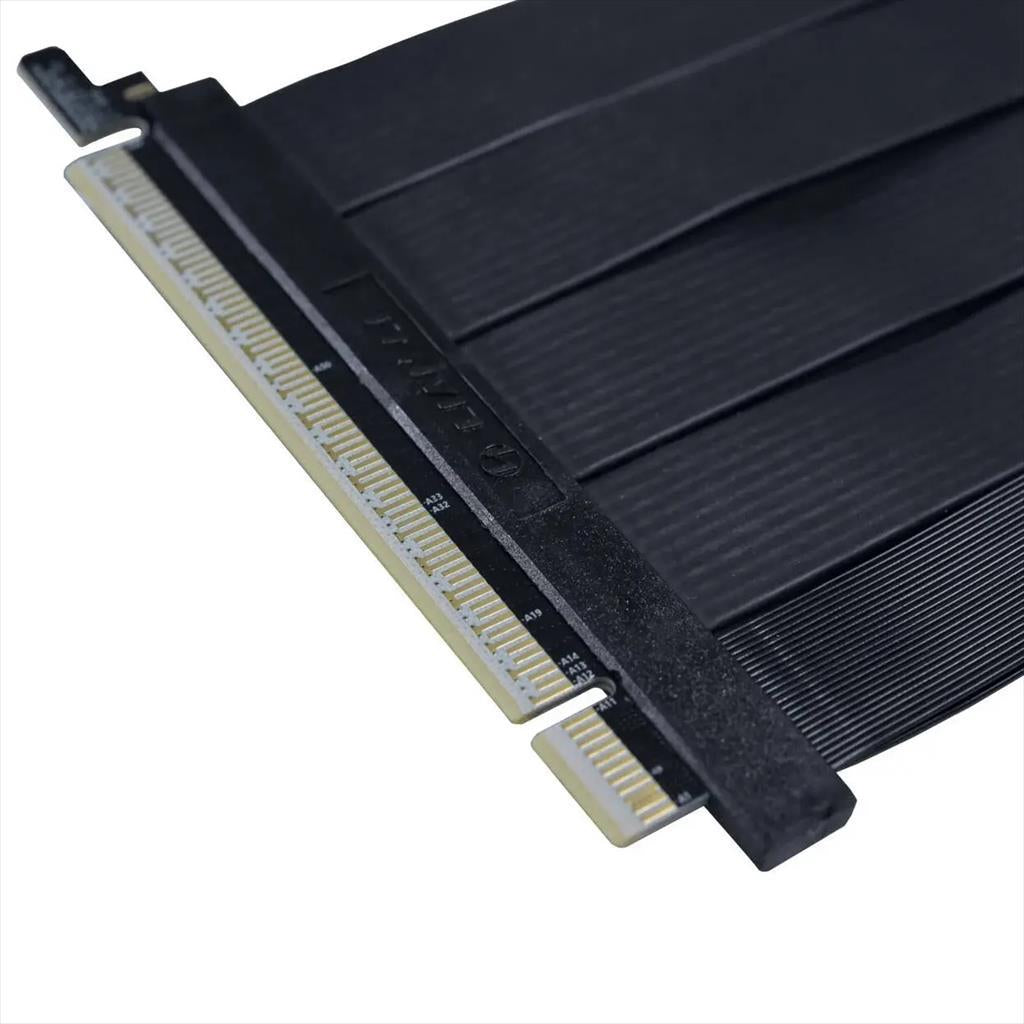 CABLE RISER LIAN LI HIgh Speed PCIe x16 M To PCIe x16 F 200mm Gen 5.0, black, PW-PCI-520X