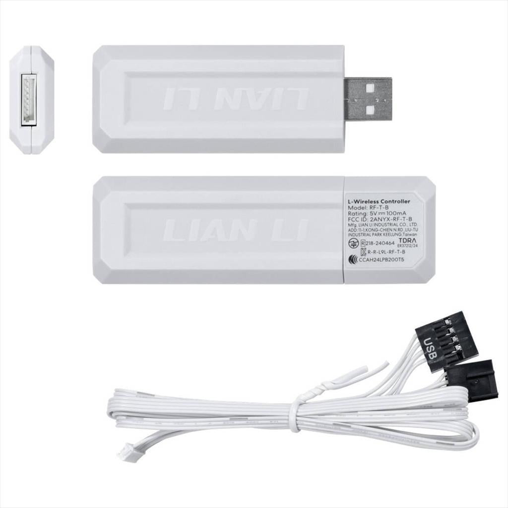 COOLERS CASE FAN 3x120mm LIAN LI UNI SL-INFINITY 120 ARGB 2300 RPM PWM, w/Controller, Wireless, White, 12SLIN1W3W