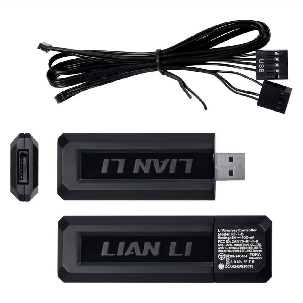 COOLERS CASE FAN 3x120mm LIAN LI UNI FAN TL 120 A-RGB 2300 RPM PWM, w/Controller, Wireless, Black, 12SLIN1W3B